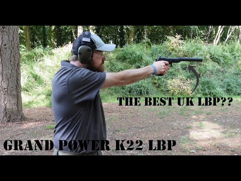 Grand Power K22 UK Legal Long Barreled Pistol (.22lr Semi Auto)