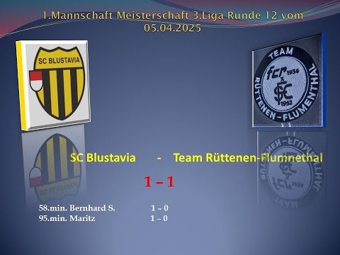 1.Mannschaft Meisterschaft 3.Liga SC Blustavia - Team Rüttenen-Flumenthal