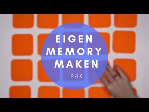 JE EIGEN MEMORY SPEL MAKEN