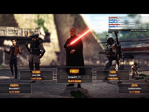 Count Dooku against 2 ANNOYING BLASTERS | HvV #1578 | Star Wars Battlefront 2
