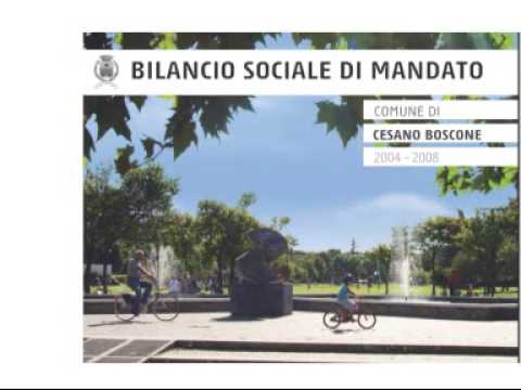 Bilancio Sociale Di Mandato 2004 -2008 Comune Cesano Boscone