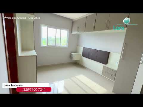 Casa de Condominio em Lagoa - Vale dos Cristais - Macaé, RJ - Cód.2136