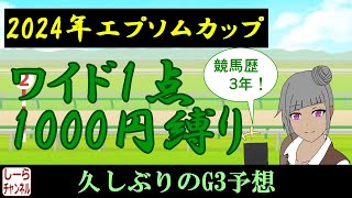 【2024年エプソムカップ】長期休養明けだがどうか？【しーらch】