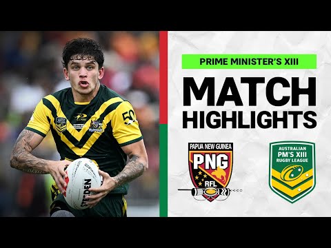 Rugby League International | PNG PM's XIII v AUS PM's XIII | Match Highlights | 2025