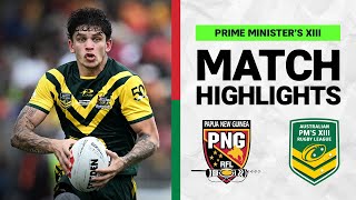 Rugby League International | PNG PM's XIII v AUS PM's XIII | Match Highlights | 2025