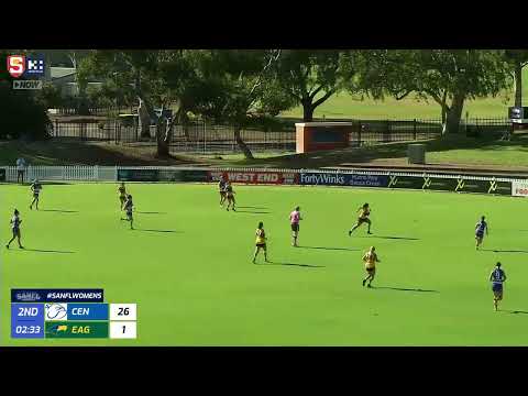 Eagles' Ashley Baker intercepts and goals on run - Rd 2 Hostplus SANFLW League