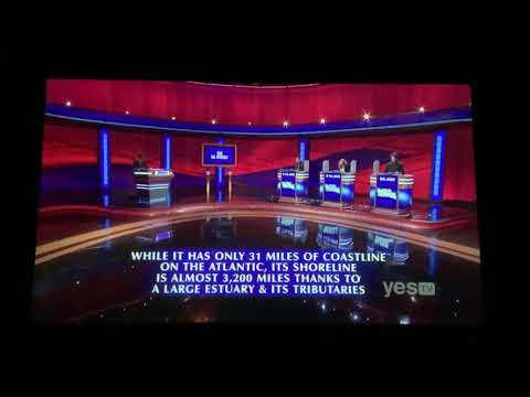Final Jeopardy, “The 50 States” - John Focht Day 2 (2/9/21)