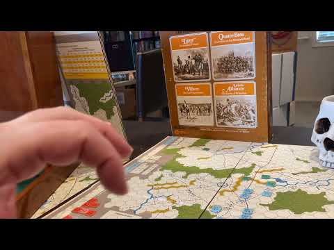 Quatre Bras from SPI - How-to-Play - Part of Napoleon's Last Battles Quad