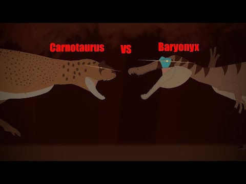 Carnotaurus VS Baryonyx | Paleo Battles