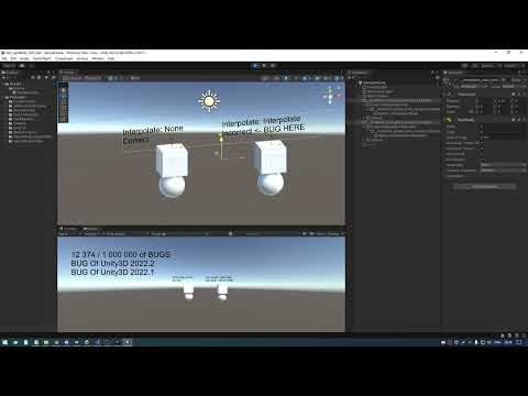 BEST FAILS of UNITY3D 2022 Rigidbody Interpolate 12 374 / 1 000 000