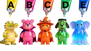 Download lagu ABC Colorful Halloween Animals Song 1031 | ABCs & Colors Learning Song For Kids | Halloween Song mp3