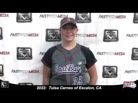 2022 Tulsa Carnes Pitcher and Shortstop Softball Skills Video - Eastbay Fastpitch