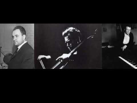 BORIS TCHAIKOVSKY. Piano Trio, in h (1953) [V. Pikaizen, E. Altman, B. Tchaikovsky] 1960