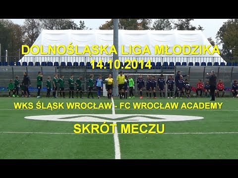 I Dolnośląska Liga Młodzika 2017.10.14: Skrót meczu FC Wrocław Academy - WKS Śląsk Wrocław (3:1)