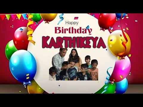 Happy 8th Birthday Karthikeya