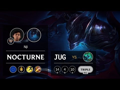 Nocturne Jungle vs Hecarim - EUW Challenger Patch 9.9