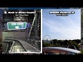 Rock N Roller Coaster Lights On Vs Outdoors Side By Side