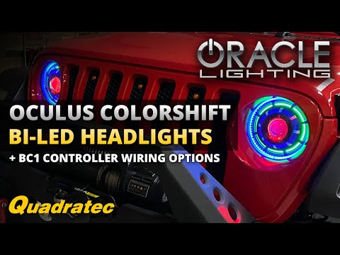 How to Wire the Oracle Oculus Colorshift Headlights with a BC1 RGB Controller