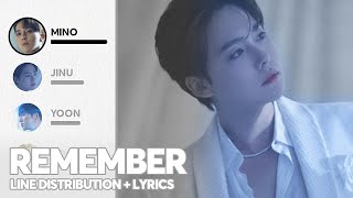 WINNER – Remember (Line Distribution + Lyrics) - YouTube