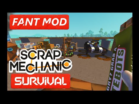 Scrap Mechanic Survival Modded | Fant Mod 5.0 - Plane Test