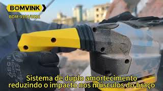 Martelete Profissional Rotativo BOMVINK BOM-9530: Potência de 2050W em Ação nas Suas Obras!