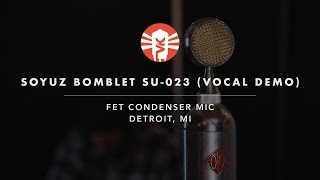 Video thumbnail for Soyuz Bomblet SU-023 on vocals | FET Condenser Mic | Vintage King by Vintage King