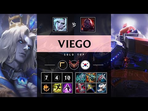 Viego Top vs Sion - KR Grandmaster Patch 25.21