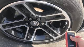 Escalade TPMS Relearn, 2015 model year