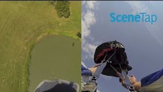 Alex Polli Wingsuit - Lowest parachute pull ever with SceneTap