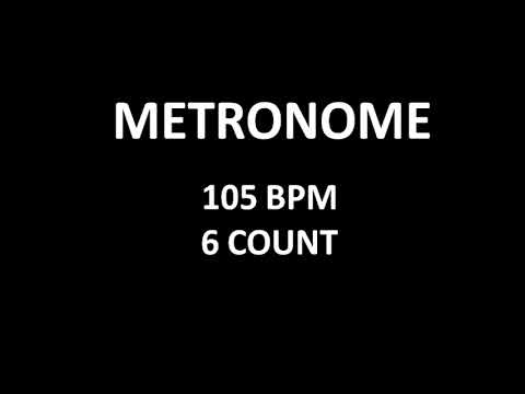 Metronome Workout - 6 Count - 105 bpm (with snare)