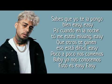 Dalex, Chesca - Easy (Letra)