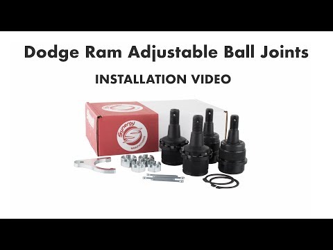 How to Replace Dodge Ram Truck 2003-2013 Adjustable Ball Joint Installation Video - From Synergy MFG