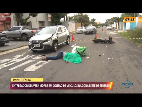 Entregador de delivery morre ao sofrer acidente na zona leste de Teresina 10 05 2021