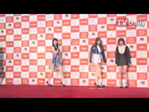 130131 f(x) miss A SISTAR High1 Seoul Music Awards red carpet