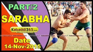 (1) Sarabha ( Ludhiana) Kabaddi Tournament 14 Nov 2015