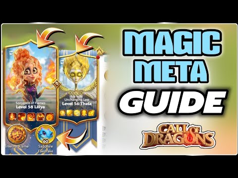 call of dragons - the secret OP META magic pairing | Liliya Theia ultimate guide