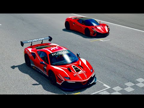 Ferrari Stallone 2022 vs Ferrari 488 Challenge EVO at Imola