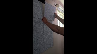 DECORITA - Felt Wall Tiles - Create A Clean Set Up - Fantastic For Organizing - How Remove & Install