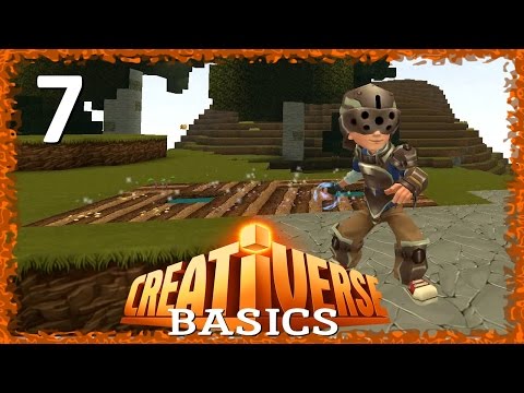 CREATIVERSE BASICS -07- Iron Gear and Farming - A How-To/Tutorial LetsPlay