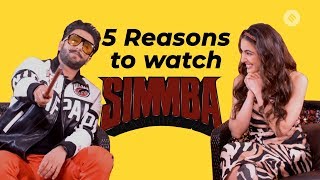 Simmba Movie: 5 Reasons to Watch Simmba | Ranveer Singh | Sara Ali Khan