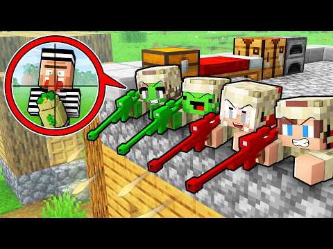 Mikey Family and JJ Family Are Finding Robbers in Minecraft (Maizen)