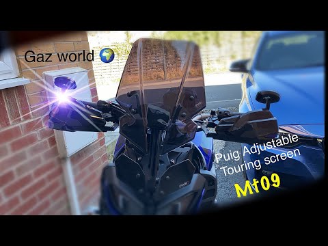 PUIG ADJUSTABLE TOURING SCREEN YAMAHA MT09 FZ09 #GAZWORLD