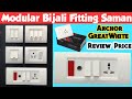 Anchor Greatwhite Modular Switches | Fiana Model Review Price | Best Electric Fitting Switch Socket