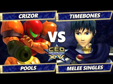 CEO 2025 - Crizor (Samus) Vs. Timebones (Marth) Smash Melee - SSBM
