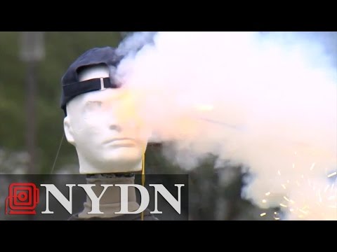 U.S. government light dummies on fire to teach firework safety