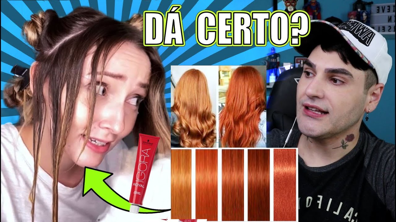 ELA TENTOU FICAR RUIVA SEM DESCOLORIR USANDO IGORA 9.7 | DEU CERTO?