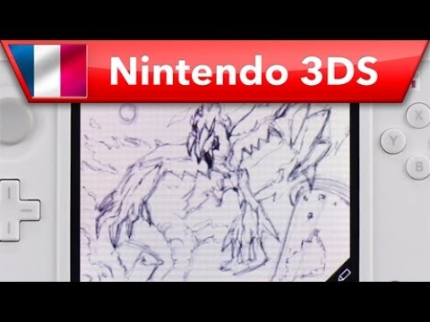 Pokémon Art Academy - Bande annonce Yveltal (Nintendo 3DS)