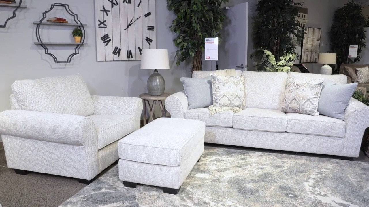 Haisley Ivory Sofa from Ashley Coleman Furniture
