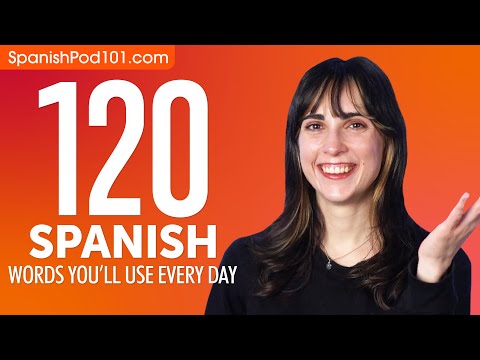120 Spanish Words You'll Use Every Day - Basic Vocabulary #52