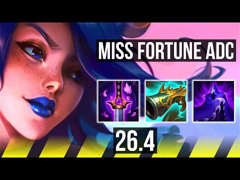 MISS FORTUNE & Nautilus vs XERATH & Aphelios (ADC) | 52K damage | KR Master | 26.4
